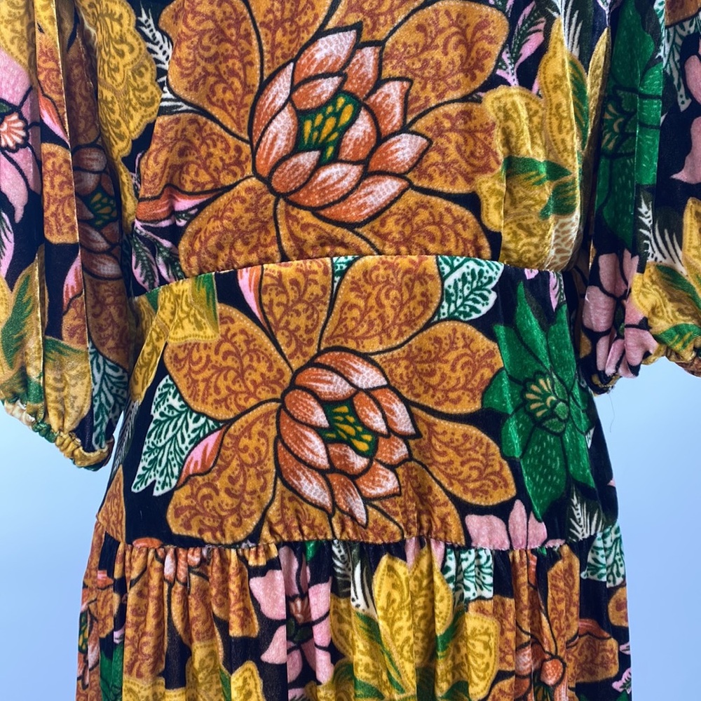 FARM RIO Garden Velvet Dress - Picture 13 of 16